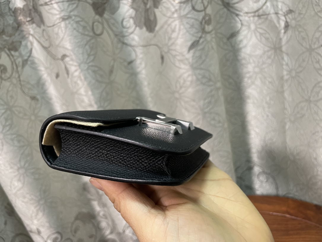 에르메스 콘스탄스백 미니 블랙 은장